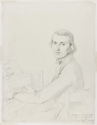Charles Gounod, 1841 de Jean Auguste Dominique Ingres