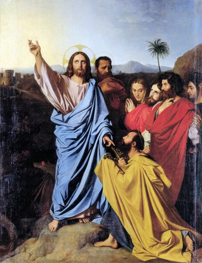 Entrega de las llaves a San Pedro, de Jean Auguste Dominique Ingres de Jean Auguste Dominique Ingres