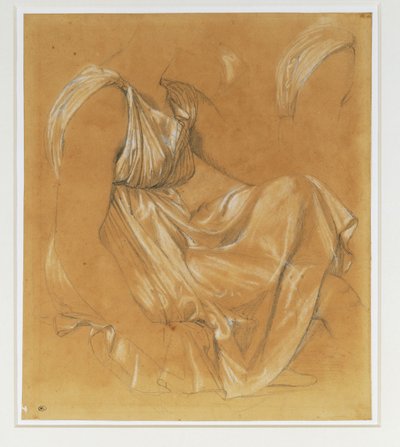 Etude de draperie d