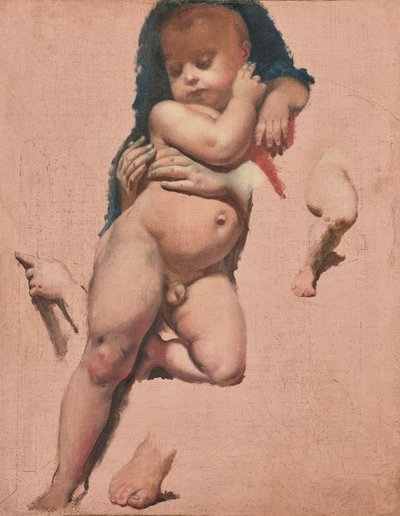 Estudio para el Niño Jesús del Voto de Luis XIII en la catedral de Montauban de Jean Auguste Dominique Ingres