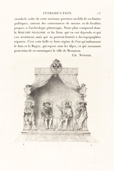 Cuatro magistrados de Besanzón de Jean Auguste Dominique Ingres