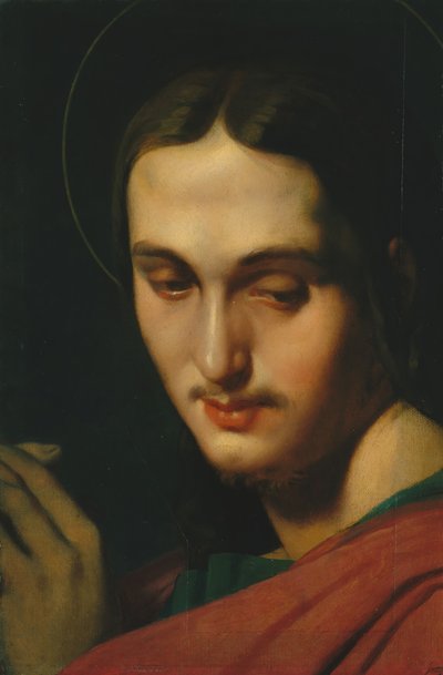 Cabeza de San Juan Evangelista de Jean Auguste Dominique Ingres
