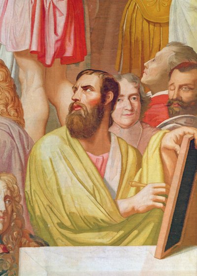 Homenaje a Homero (detalle inferior derecho) (tapiz) de Jean Auguste Dominique Ingres