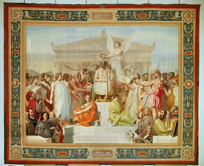 Homenaje a Homero de Jean Auguste Dominique Ingres