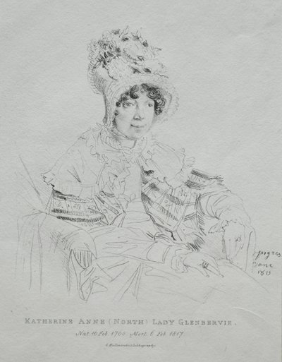 Katherine Anne Lady Glenbervie de Jean Auguste Dominique Ingres
