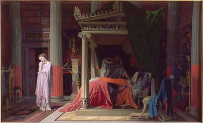 La enfermedad de Antíoco, o Antíoco y Estratonice de Jean Auguste Dominique Ingres