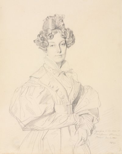 Madame Désiré Raoul-Rochette, 1830 de Jean Auguste Dominique Ingres