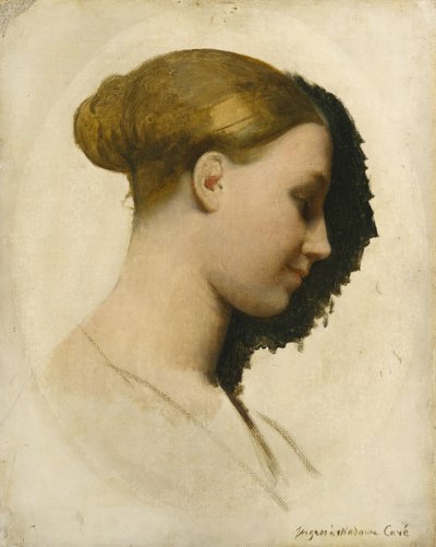 Madame Edmond Cavé Marie-Élisabeth Blavot, nacida en 1810, ca. 1831-34 de Jean Auguste Dominique Ingres
