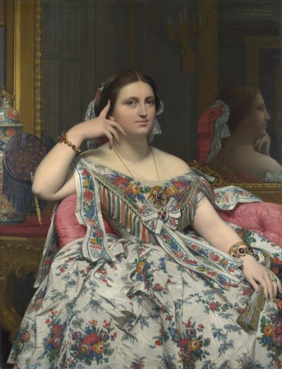 Sra. Moitessier de Jean Auguste Dominique Ingres