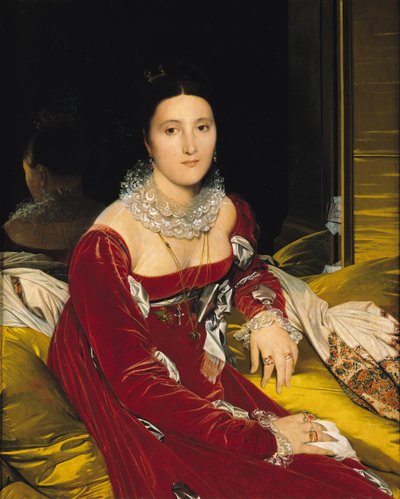 Madame de Senonnes, 1814-16 de Jean Auguste Dominique Ingres