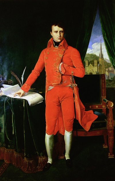 Napoleón Bonaparte Primer Cónsul, 1803-1804 de Jean Auguste Dominique Ingres