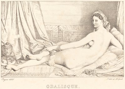 Odalisca de Jean Auguste Dominique Ingres