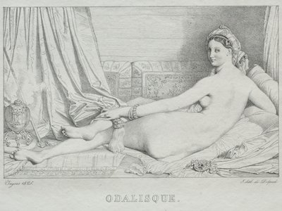 Odalisca de Jean Auguste Dominique Ingres