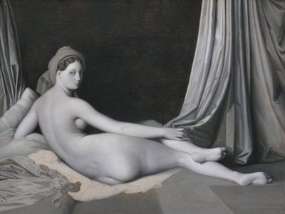 Odalisca en grisalla de Jean Auguste Dominique Ingres