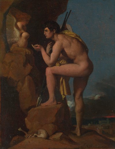 Edipo y la Esfinge, c. 1826 de Jean Auguste Dominique Ingres