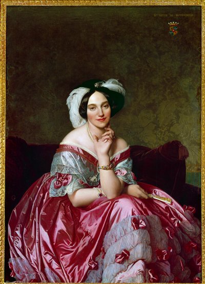Retrato de la Baronesa Betty de Rothschild de Jean Auguste Dominique Ingres