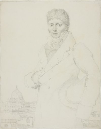 Retrato de Jean-Louis Robin de Jean Auguste Dominique Ingres