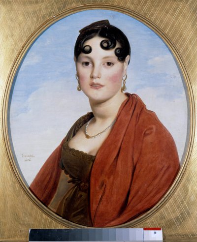 Retrato de Madame Aymon llamada la Belle Zelie de Jean Auguste Dominique Ingres