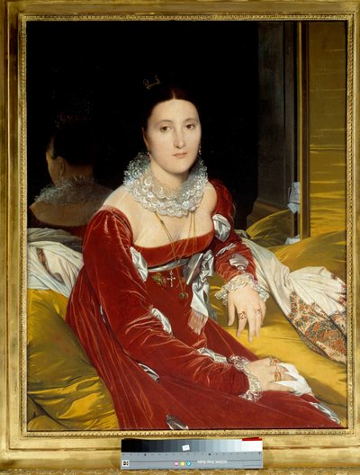 Retrato de Madame de Senonnes (nacida Marie Marcoz) de Jean Auguste Dominique Ingres