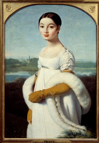 Retrato de Mademoiselle Caroline Riviere de Jean Auguste Dominique Ingres
