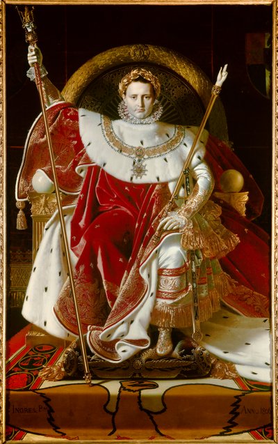 Retrato de Napoleón I de Jean Auguste Dominique Ingres