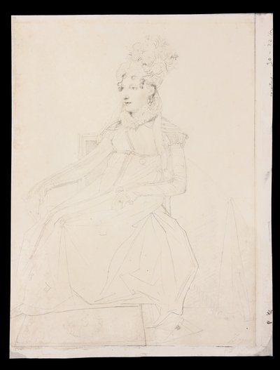 Retrato de la Reina Carolina Murat de Jean Auguste Dominique Ingres