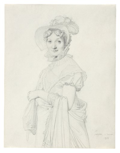 Retrato de una joven de Jean Auguste Dominique Ingres