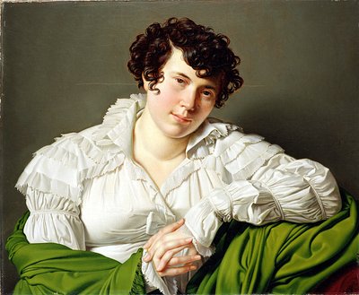 Retrato de una joven, c.1805 (óleo sobre lienzo) de Jean Auguste Dominique Ingres