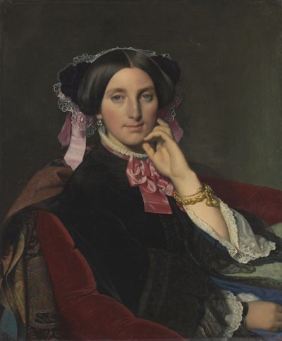 Retrato de madame Caroline Gonse, 1852 de Jean Auguste Dominique Ingres