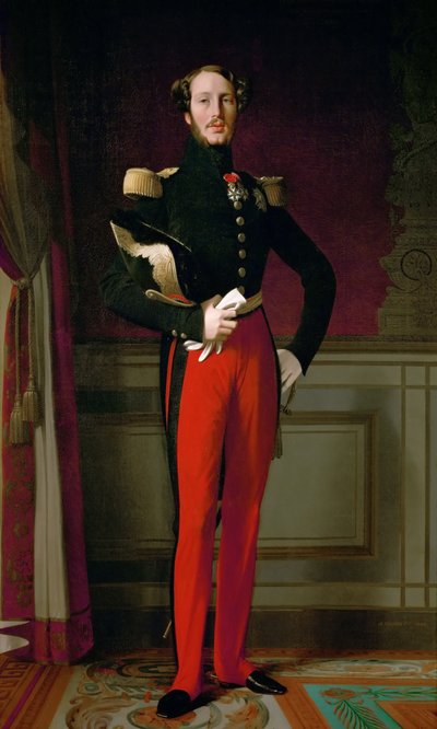 Príncipe Ferdinand Philippe, Duque de Orleans de Jean Auguste Dominique Ingres