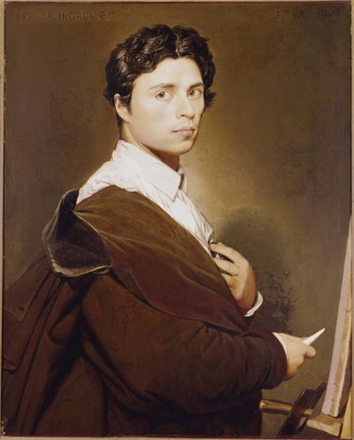 Autorretrato a los 24 años de Jean Auguste Dominique Ingres