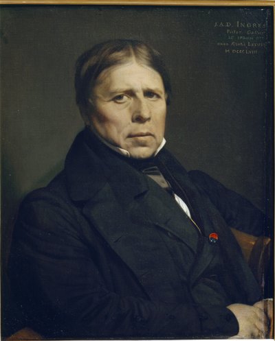 Autorretrato a los 78 años de Jean Auguste Dominique Ingres