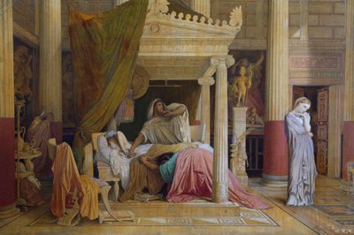Stratonice o la enfermedad de Antíoco, de Jean Auguste Dominique Ingres (1780-1867) de Jean Auguste Dominique Ingres