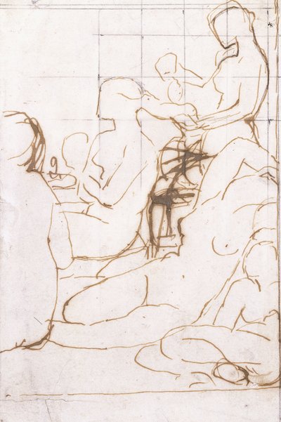 Estudio para El Baño Turco de Jean Auguste Dominique Ingres