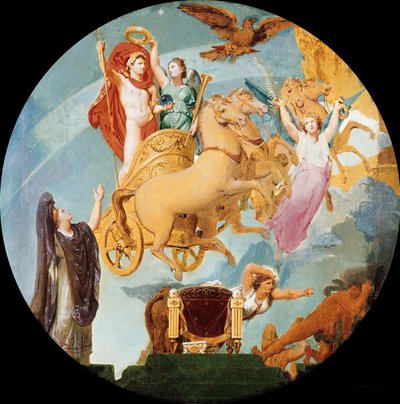La apoteosis de Napoleón I, 1853 de Jean Auguste Dominique Ingres