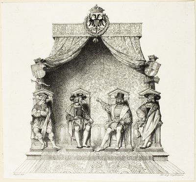 Los cuatro magistrados de Besançon de Jean Auguste Dominique Ingres