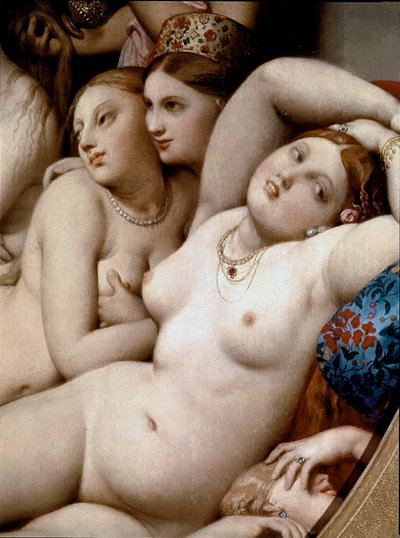 El baño turco (detalle) de Jean Auguste Dominique Ingres