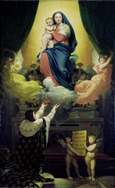 El Voto de Luis XIII de Jean Auguste Dominique Ingres