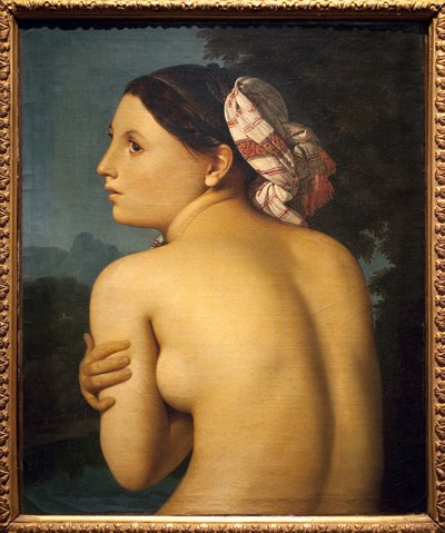La bañista. de Jean Auguste Dominique Ingres