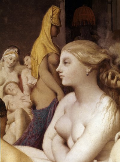 El baño turco (detalle) de Jean Auguste Dominique Ingres