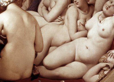 El baño turco (detalle) de Jean Auguste Dominique Ingres