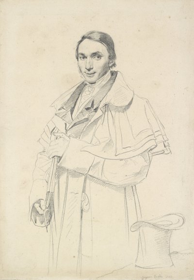 Retrato de tres cuartos de longitud de Jean-Francois-Antoine Forest de Jean Auguste Dominique Ingres