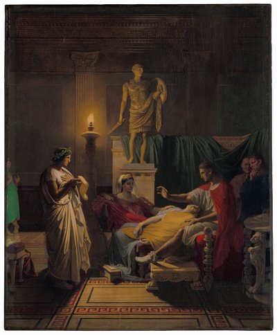 Virgilio leyendo de la Eneida de Jean Auguste Dominique Ingres