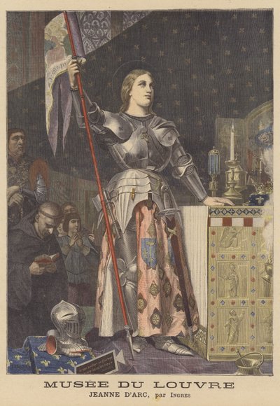 Juana de Arco en la Coronación de Carlos VII de Jean Auguste Dominique (after) Ingres