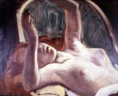 Mujer desnuda reclinada de Jean Baltus