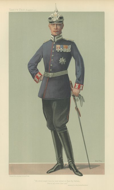 SAR El Príncipe Heredero de Alemania de Jean Baptiste (after) Guth