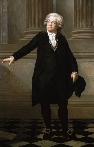 Retrato de Honore Gabriel Riqueti, Conde de Mirabeau (óleo sobre lienzo de Jean Baptiste Adolphe Gibert