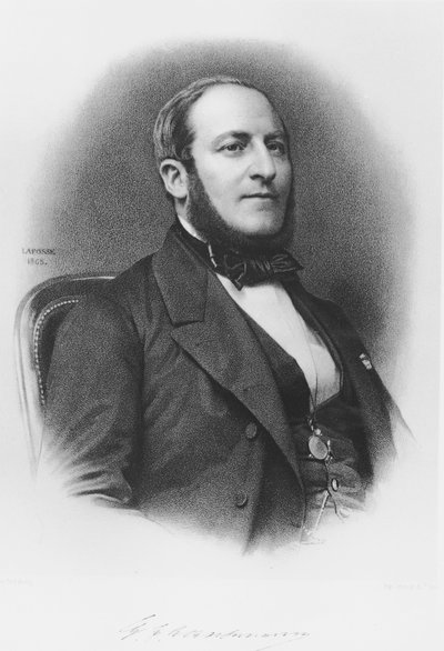 Retrato del Barón Georges Eugene Haussmann (1809-91), 1865 de Jean Baptiste Adolphe Lafosse
