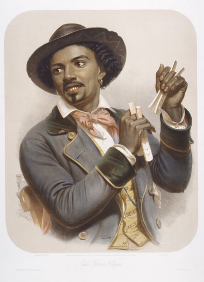 El jugador de huesos de Jean Baptiste Adolphe Lafosse