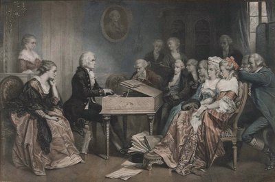 Mozart en Viena de Jean Baptiste Alfred Cornilliet